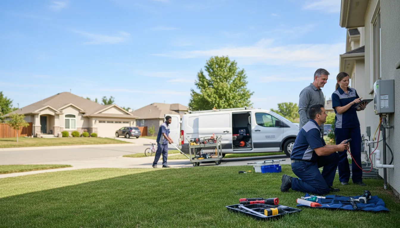Tankless water heater service in Crystal City, TX